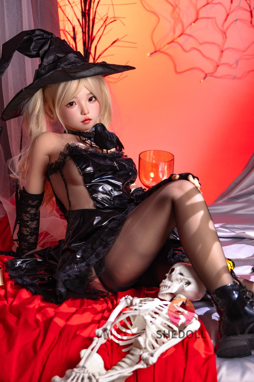 Dulce muñeca sexual (SHEDOLL 148 cm D-Cup #SH148 2.0 Silicona)