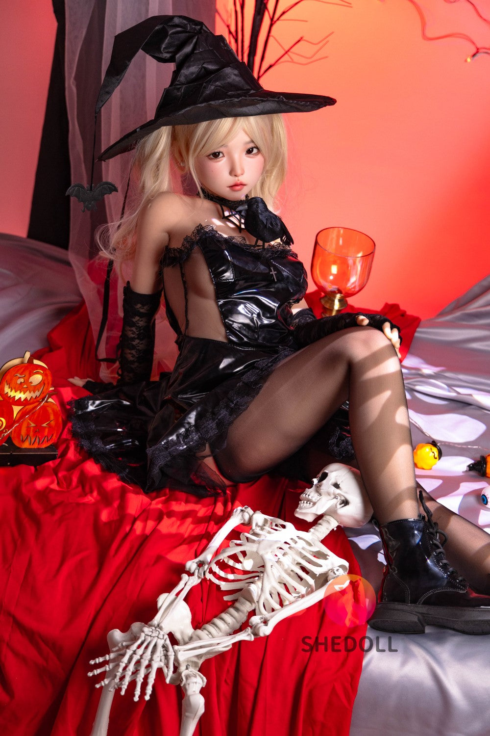 Dulce muñeca sexual (SHEDOLL 148 cm D-Cup #SH148 2.0 Silicona)