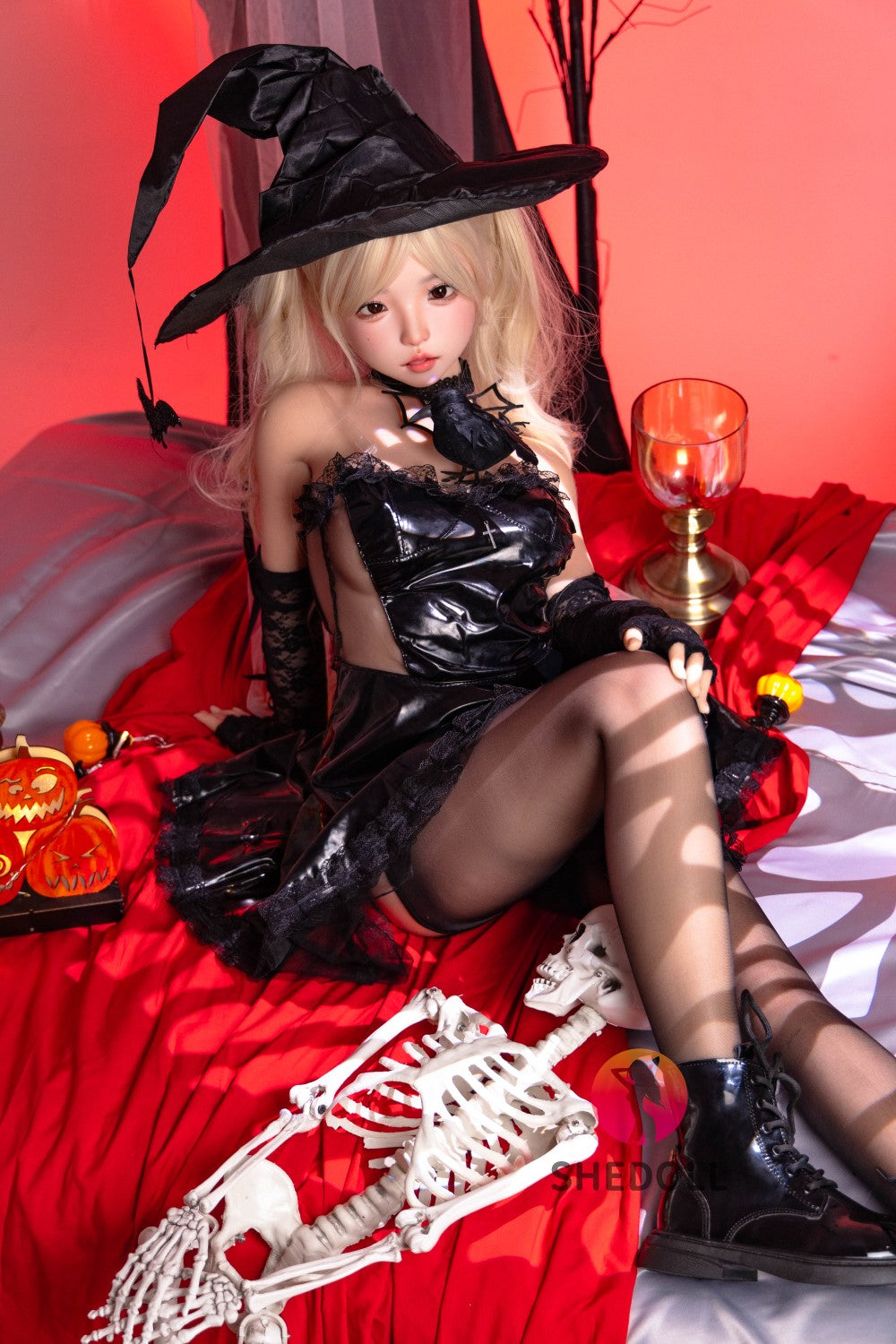 Dulce muñeca sexual (SHEDOLL 148 cm D-Cup #SH148 2.0 Silicona)