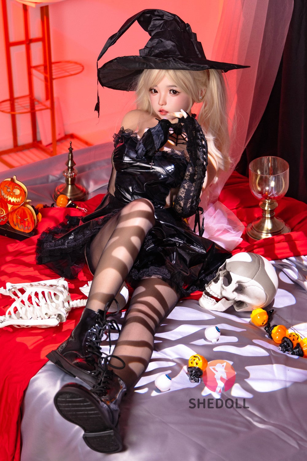 Dulce muñeca sexual (SHEDOLL 148 cm D-Cup #SH148 2.0 Silicona)