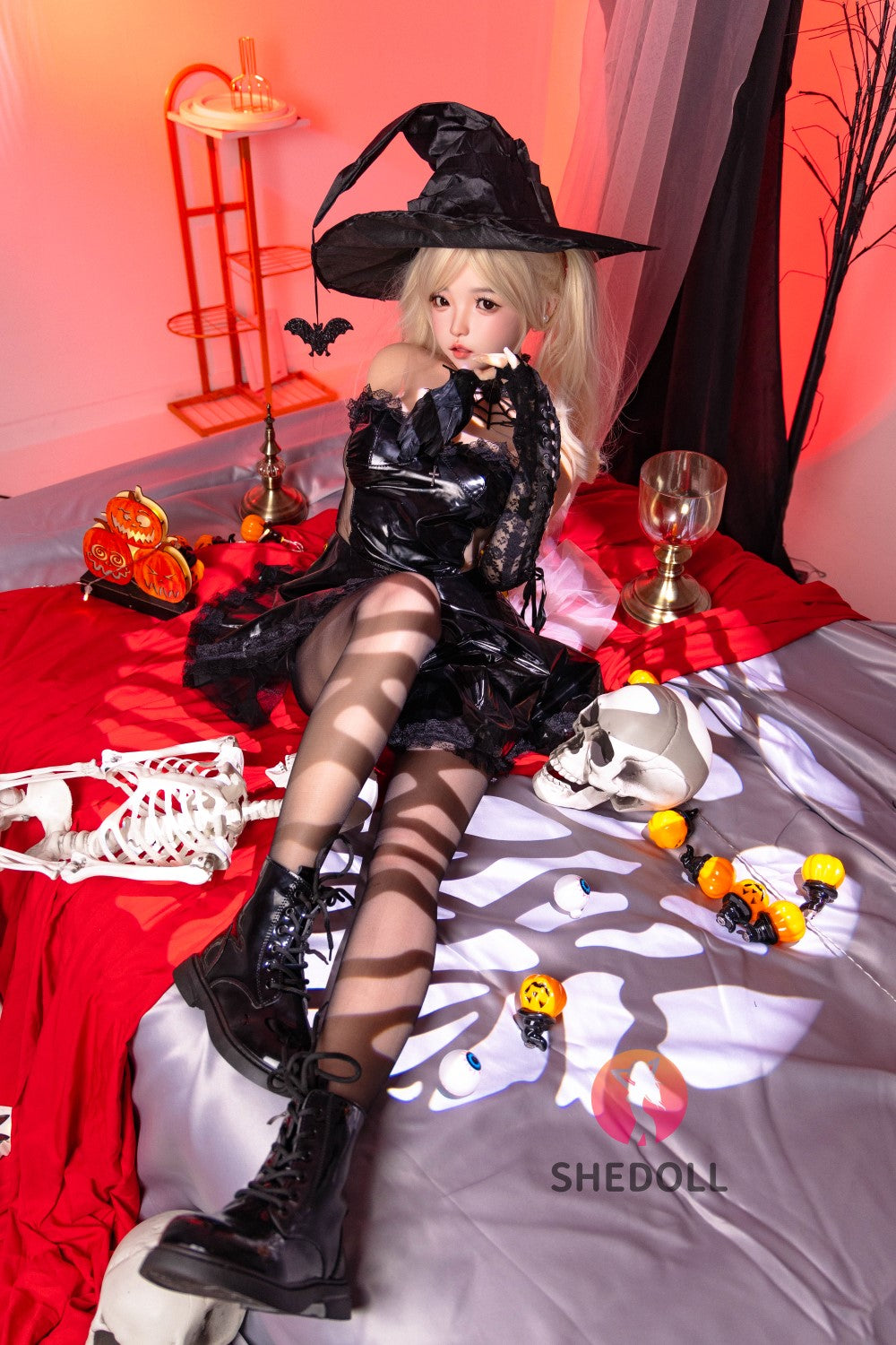 Dulce muñeca sexual (SHEDOLL 148 cm D-Cup #SH148 2.0 Silicona)