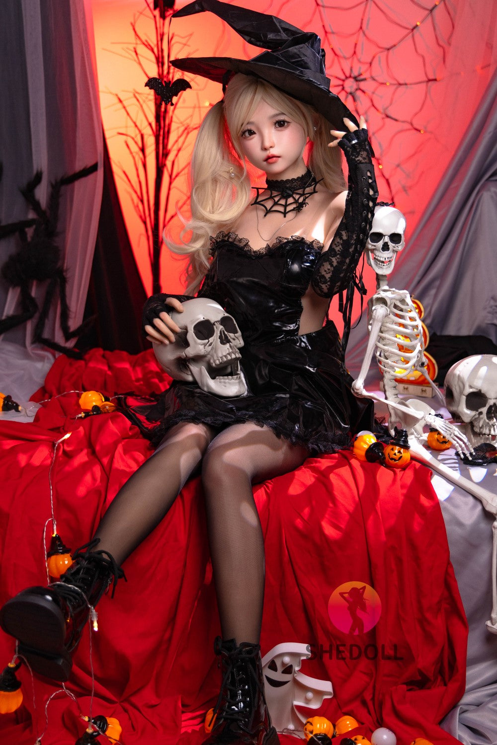 Dulce muñeca sexual (SHEDOLL 148 cm D-Cup #SH148 2.0 Silicona)