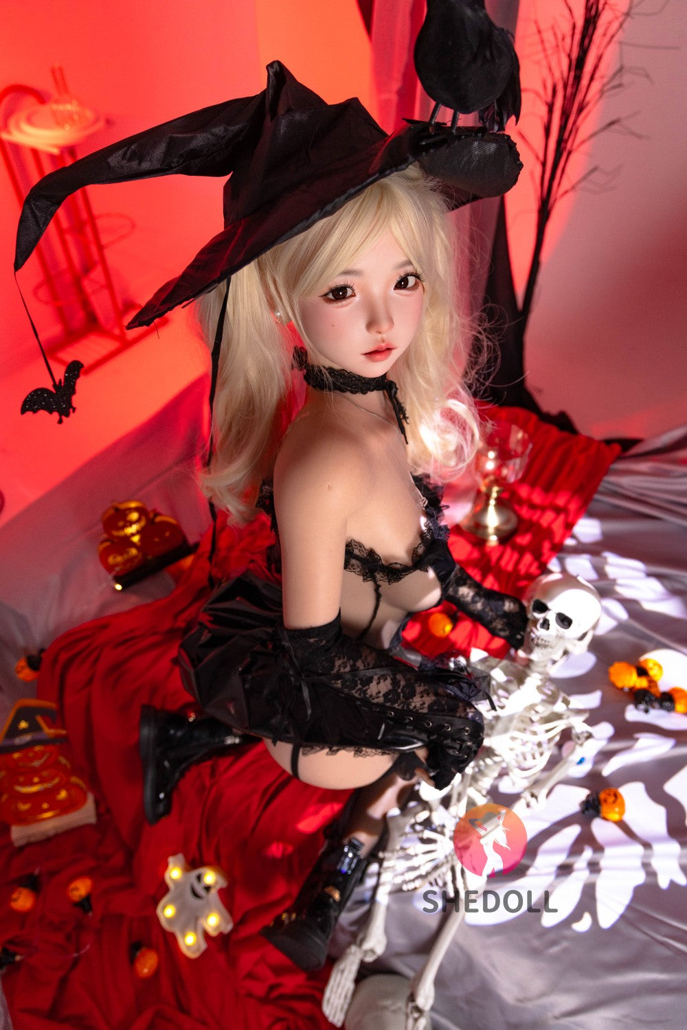 Dulce muñeca sexual (SHEDOLL 148 cm D-Cup #SH148 2.0 Silicona)