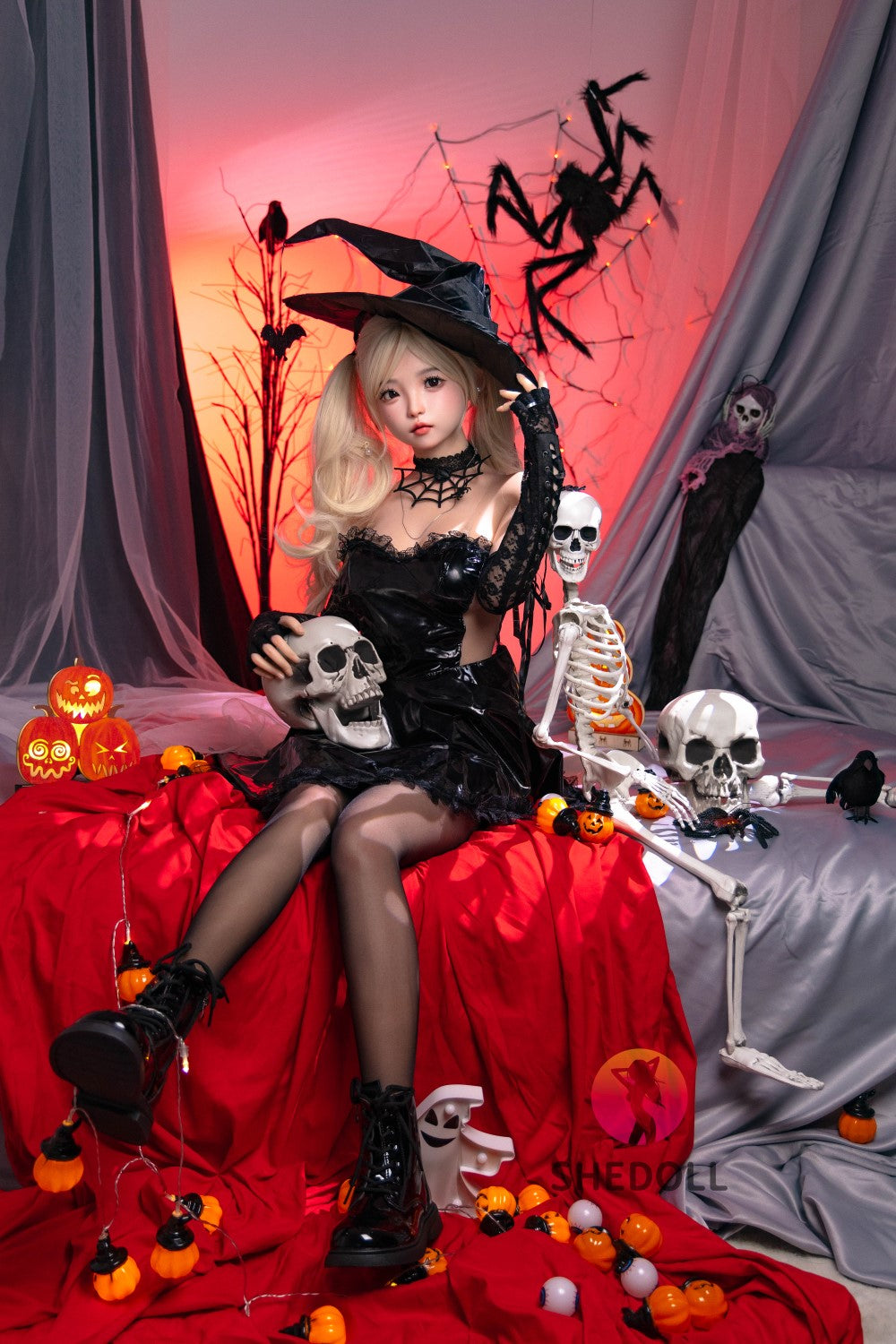 Dulce muñeca sexual (SHEDOLL 148 cm D-Cup #SH148 2.0 Silicona)