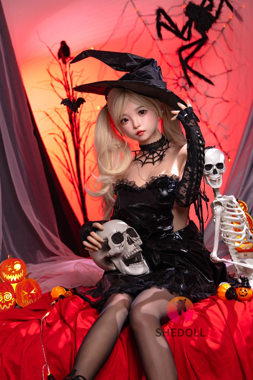 Dulce muñeca sexual (SHEDOLL 148 cm D-Cup #SH148 2.0 Silicona)