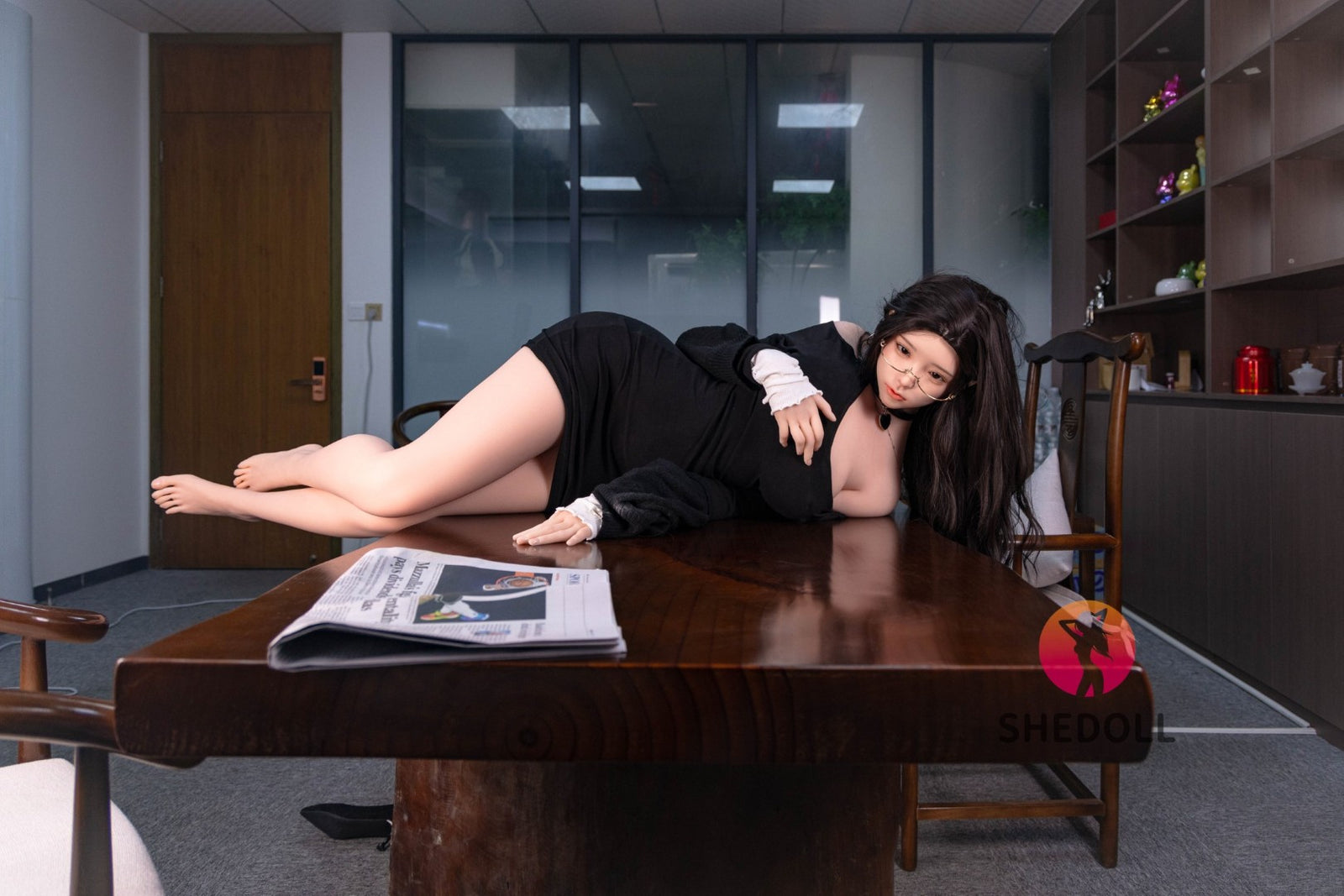 Cheryl muñeca sexual (SHEDOLL Copa E de 170 cm #SH144 2.0 TPE+Silicona)