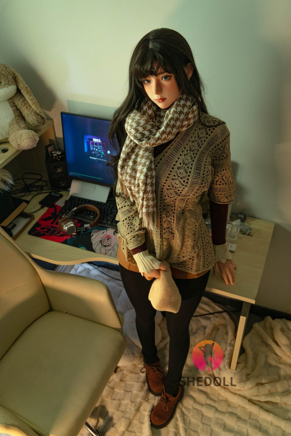 kosame muñeca sexual (SHEDOLL Copa E de 170 cm #SH146 2.0 TPE+Silicona)