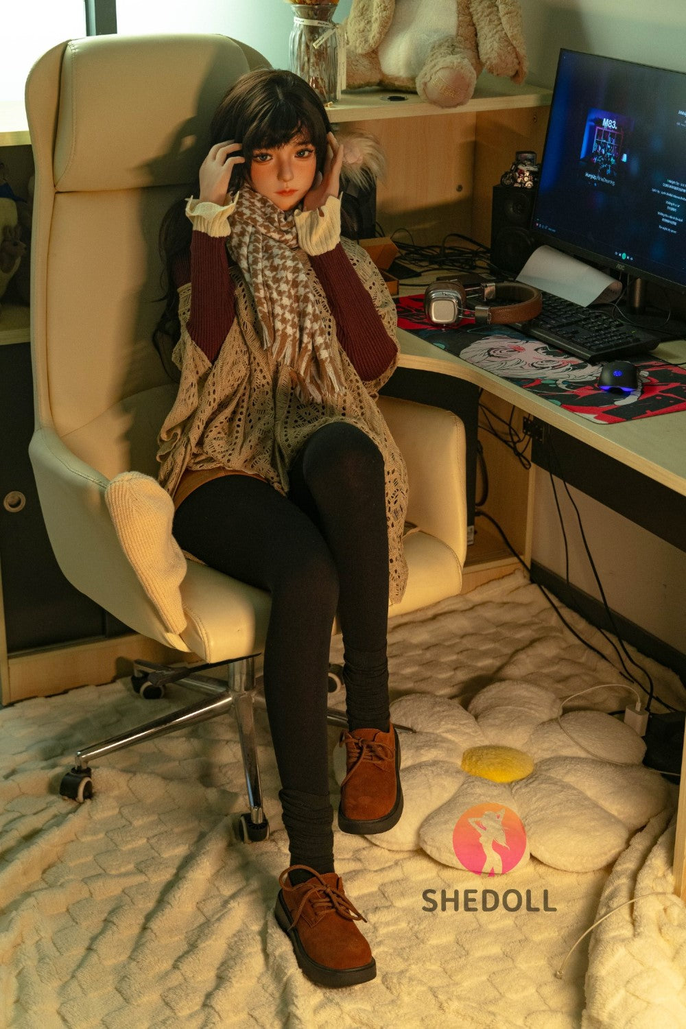 kosame muñeca sexual (SHEDOLL Copa E de 170 cm #SH146 2.0 TPE+Silicona)