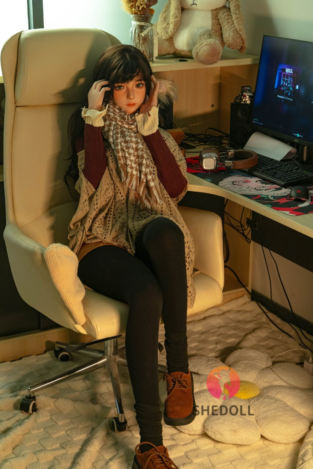 kosame muñeca sexual (SHEDOLL Copa E de 170 cm #SH146 2.0 TPE+Silicona)