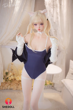 Ceca muñeca sexual (SHEDOLL 148 cm D-CUP #SH166 2.0 Silicona)