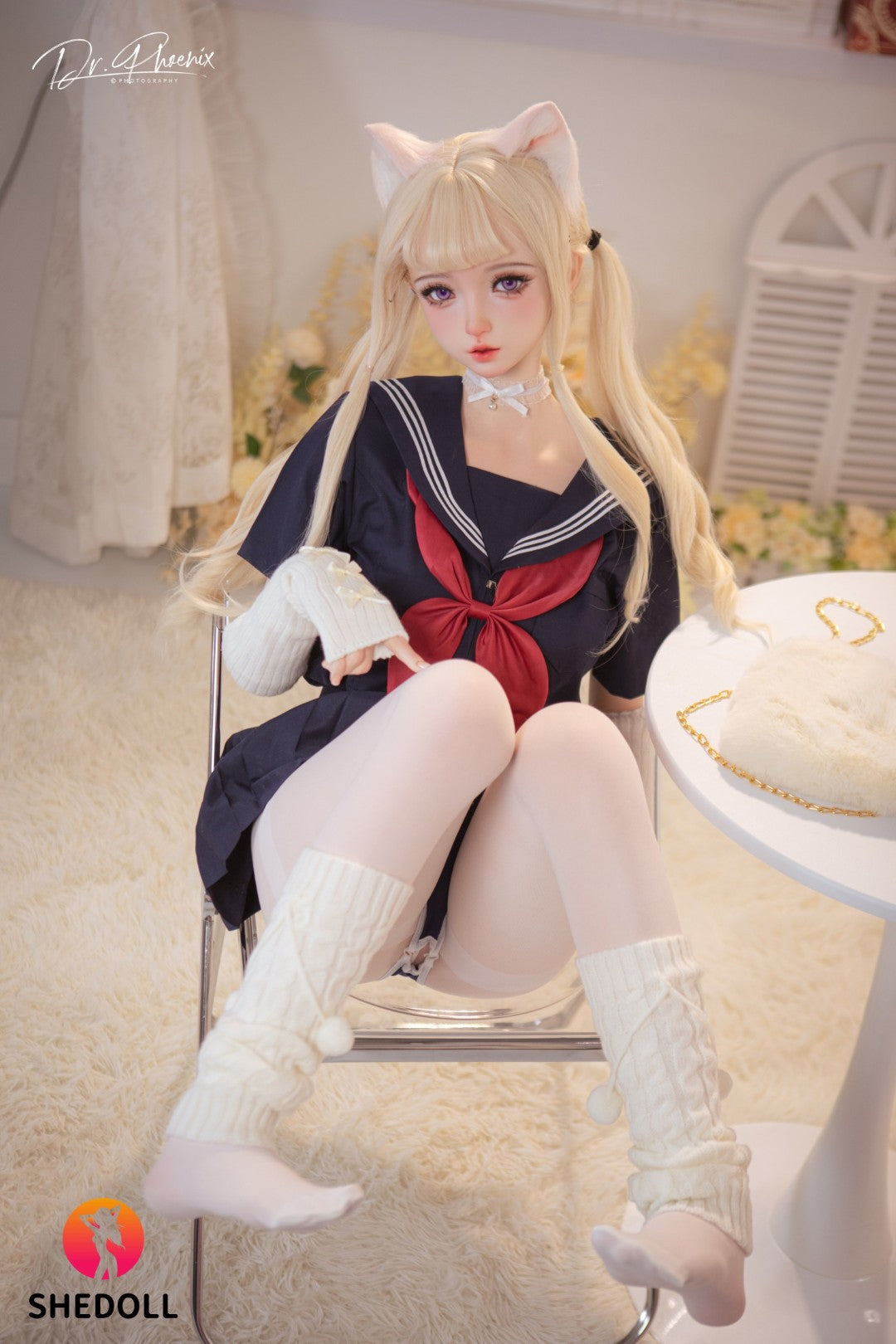 cece muñeca sexual (SHEDOLL 148 cm D-Cup #SH166 2.0 Silicona)