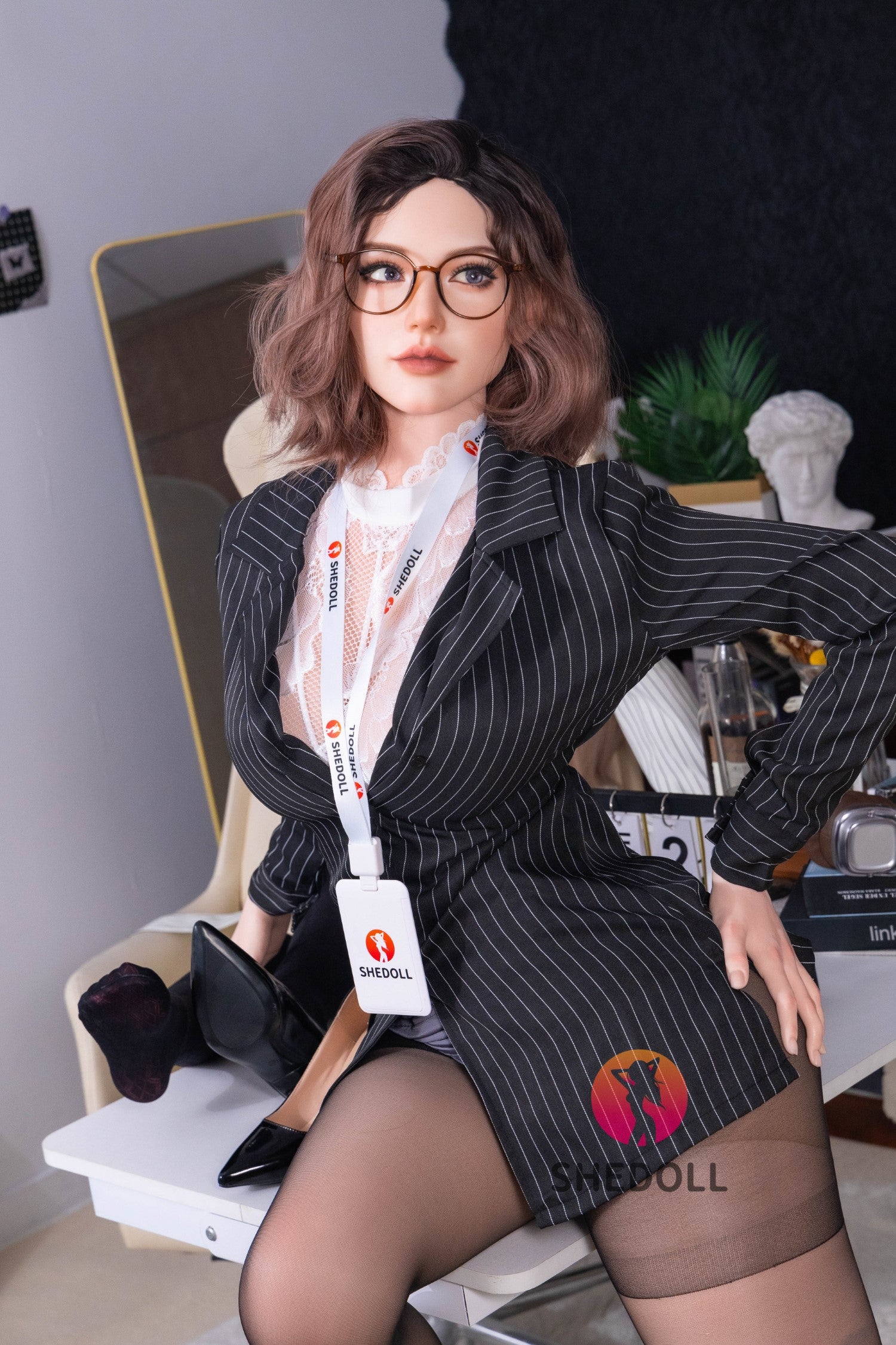 Hablar muñeca sexual (SHEDOLL 170cm E-CUP #SH172 Silicona)