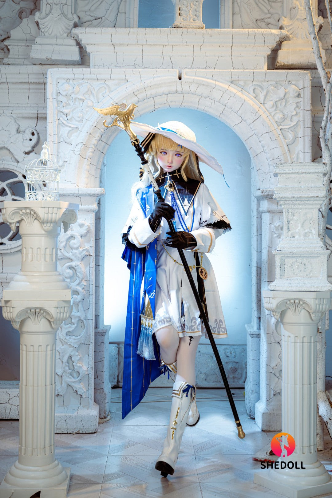 Phoebe muñeca sexual (SHEDOLL Copa A de 152 cm #SH189 2.0 TPE+silicona)