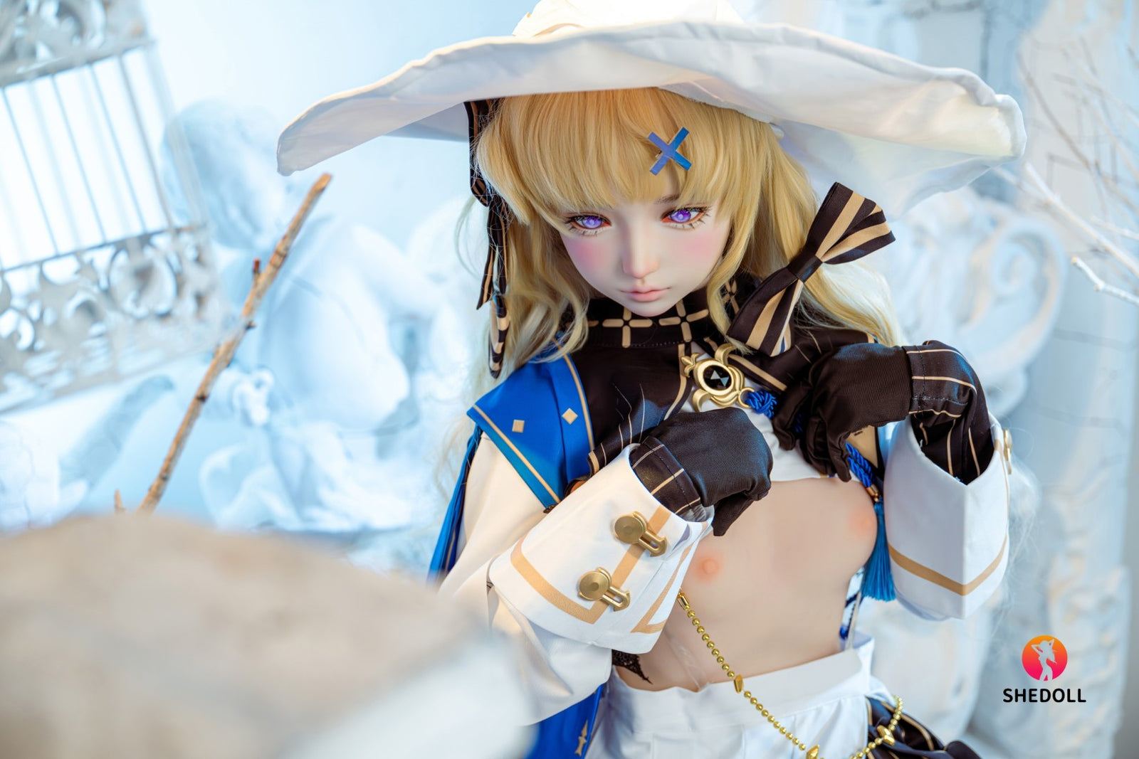 Phoebe muñeca sexual (SHEDOLL Copa A de 152 cm #SH189 2.0 TPE+silicona)