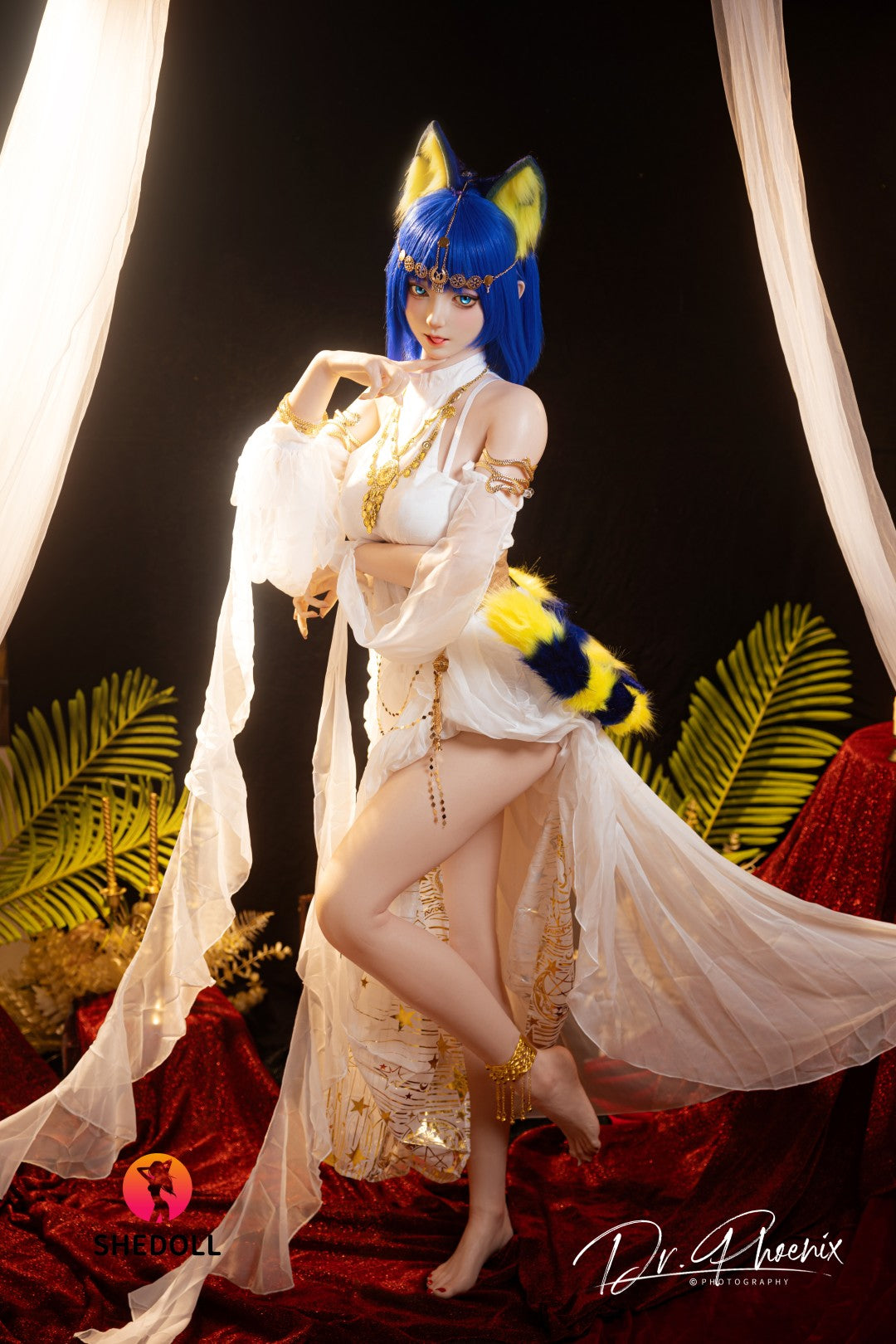 Ankha muñeca sexual (SHEDOLL 168 cm d-cup #sh192 2.0 silicona)