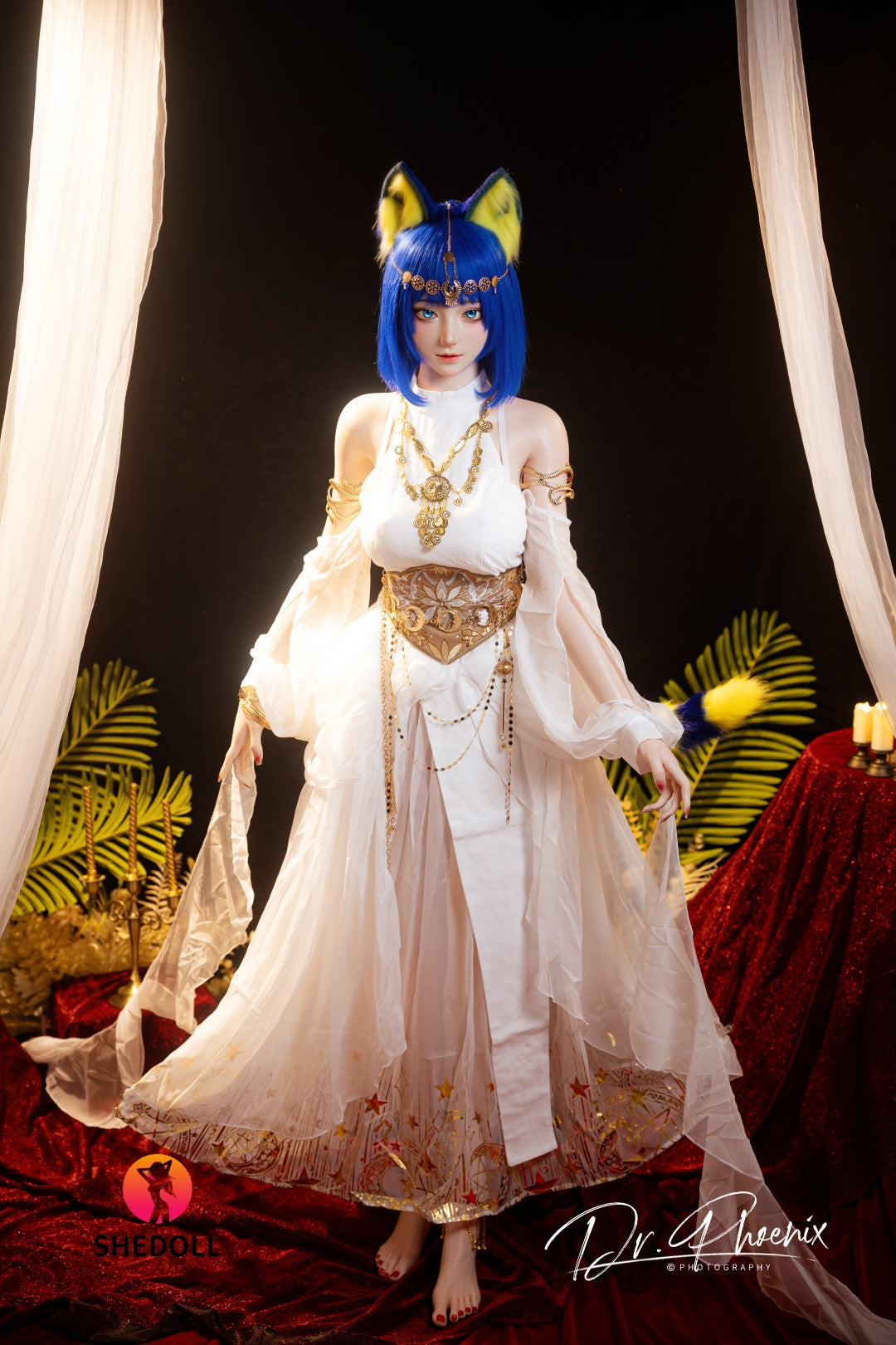 ankha muñeca sexual (SHEDOLL 168 cm D-Cup #SH192 2.0 Silicona)