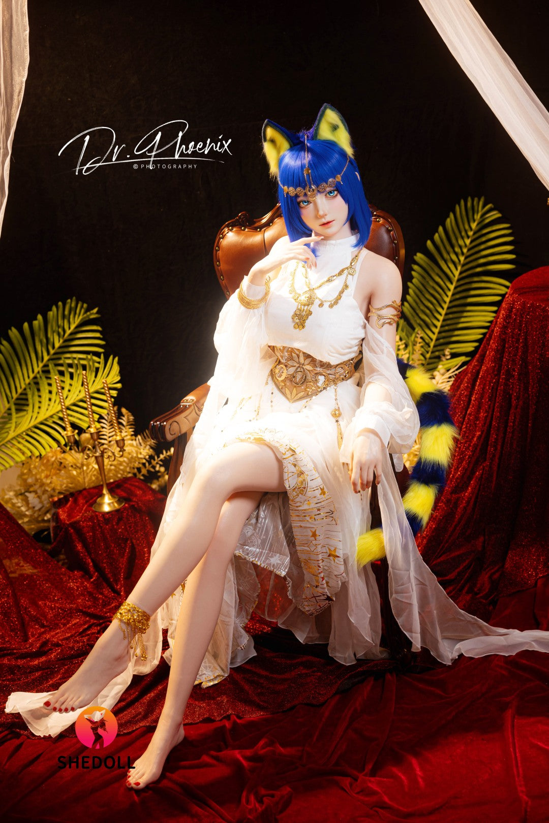 Ankha muñeca sexual (SHEDOLL 168 cm d-cup #sh192 2.0 silicona)