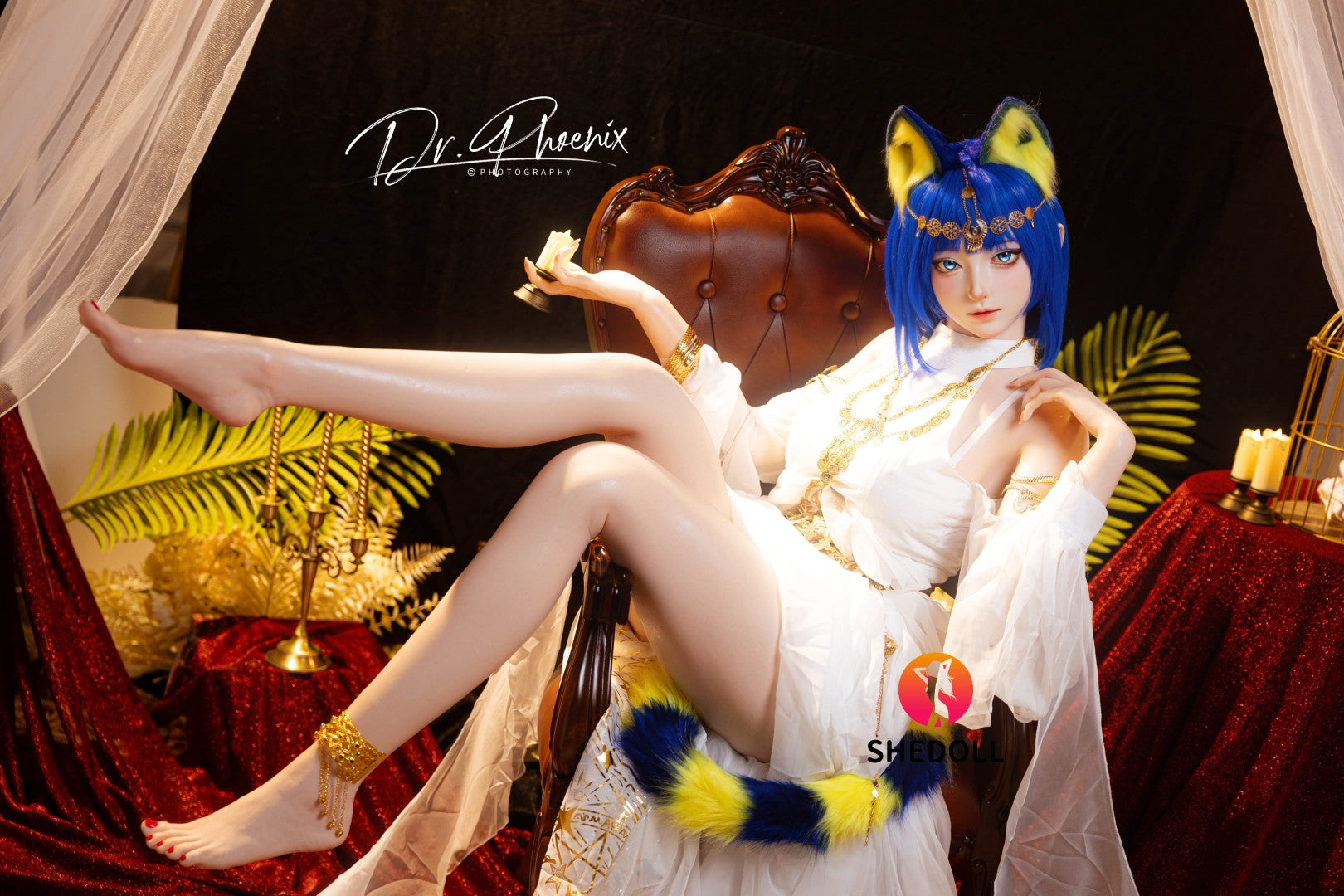 Ankha muñeca sexual (SHEDOLL 168 cm d-cup #sh192 2.0 silicona)