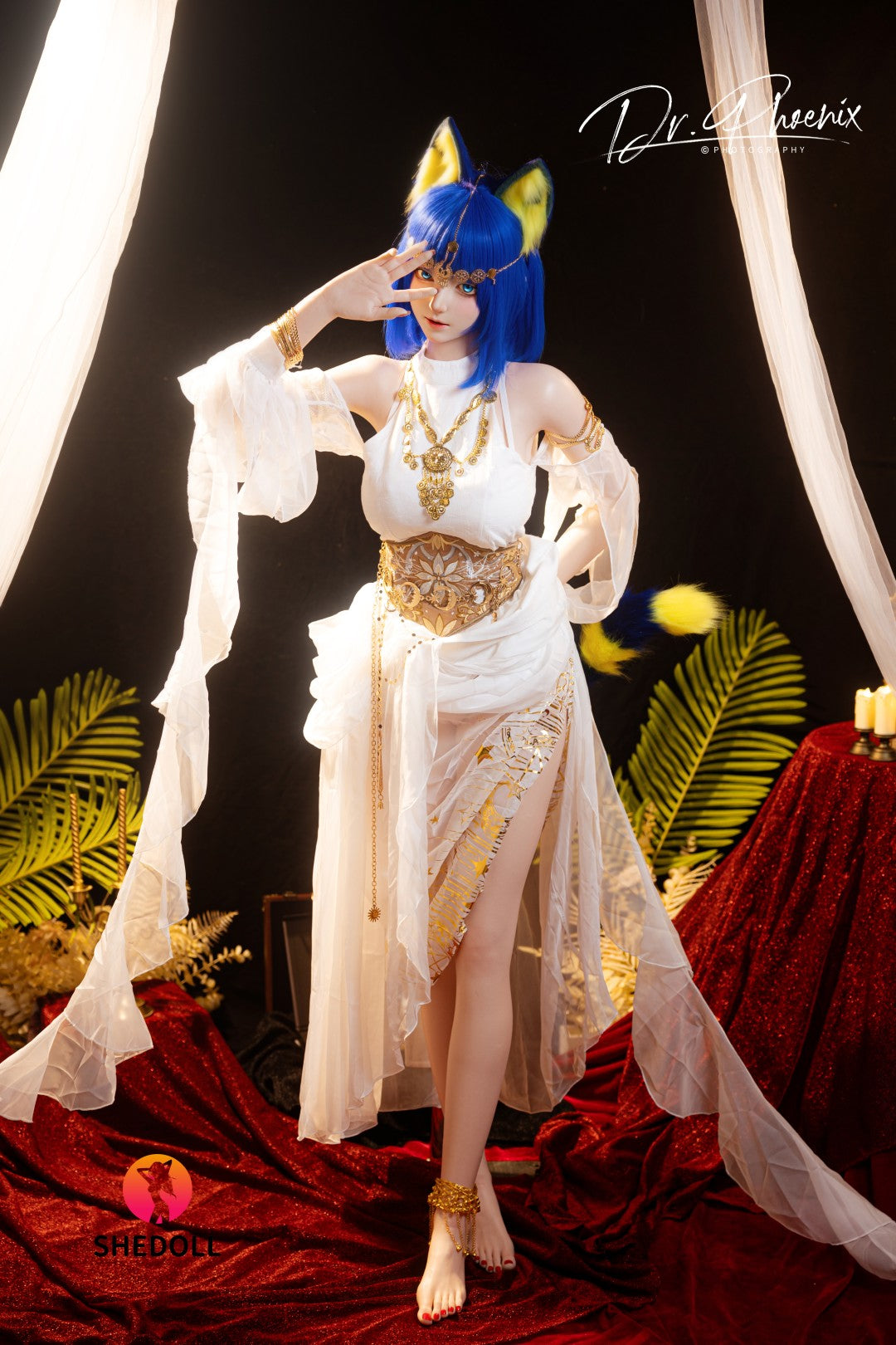 ankha muñeca sexual (SHEDOLL 168 cm D-Cup #SH192 2.0 Silicona)