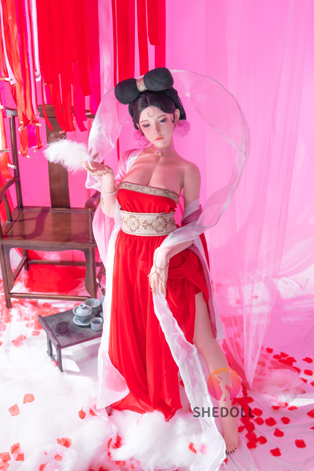 Vísperas muñeca sexual (SHEDOLL 168 cm D-Cup #SH193 2.0 Silicona)