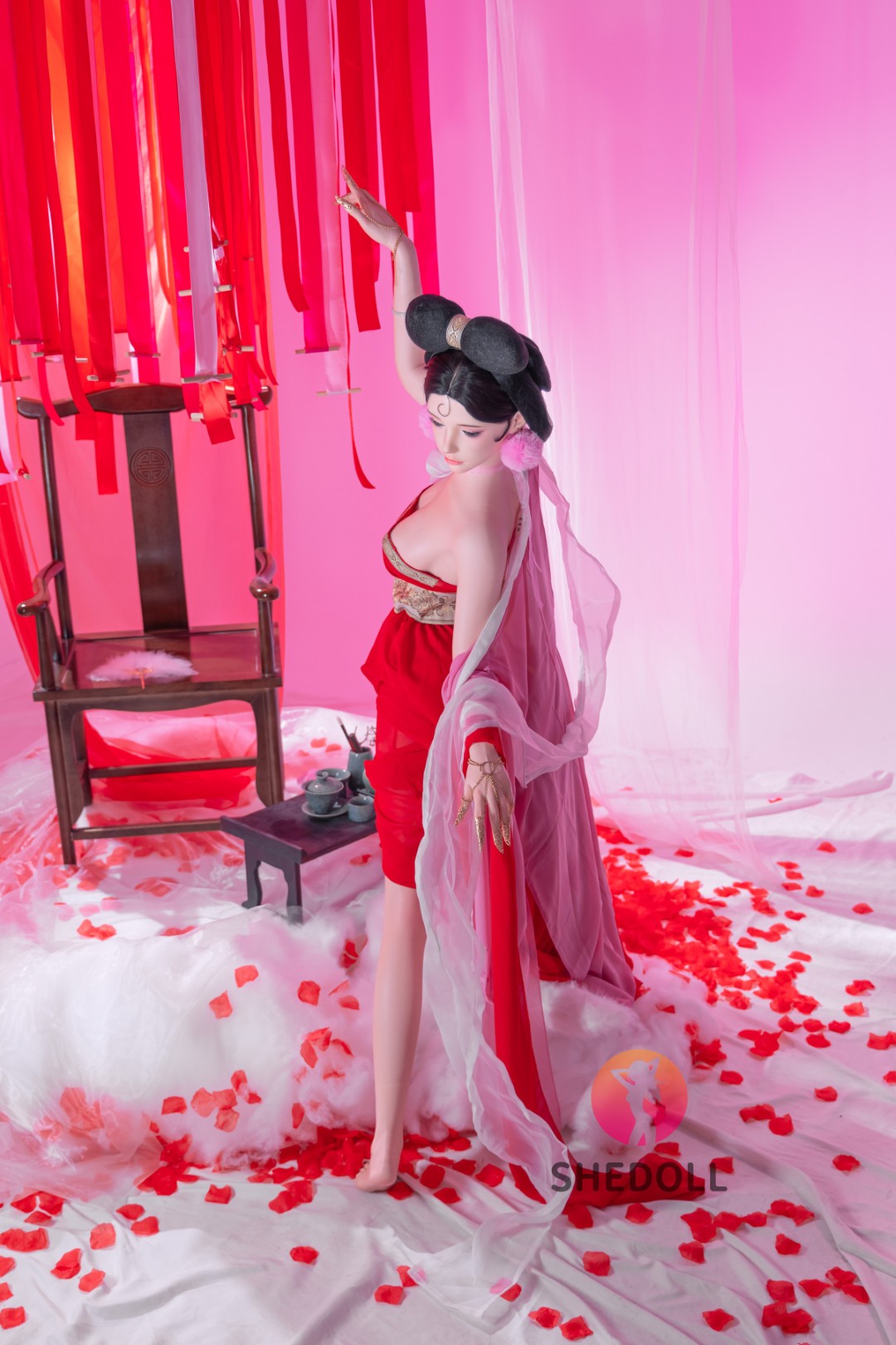 Vísperas muñeca sexual (SHEDOLL 168 cm D-Cup #SH193 2.0 Silicona)