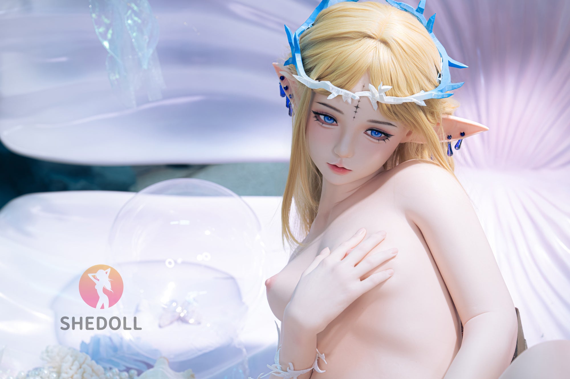 Cartethyia muñeca sexual (SHEDOLL 152cm A-CUP #SH195 2.0 Silicona)