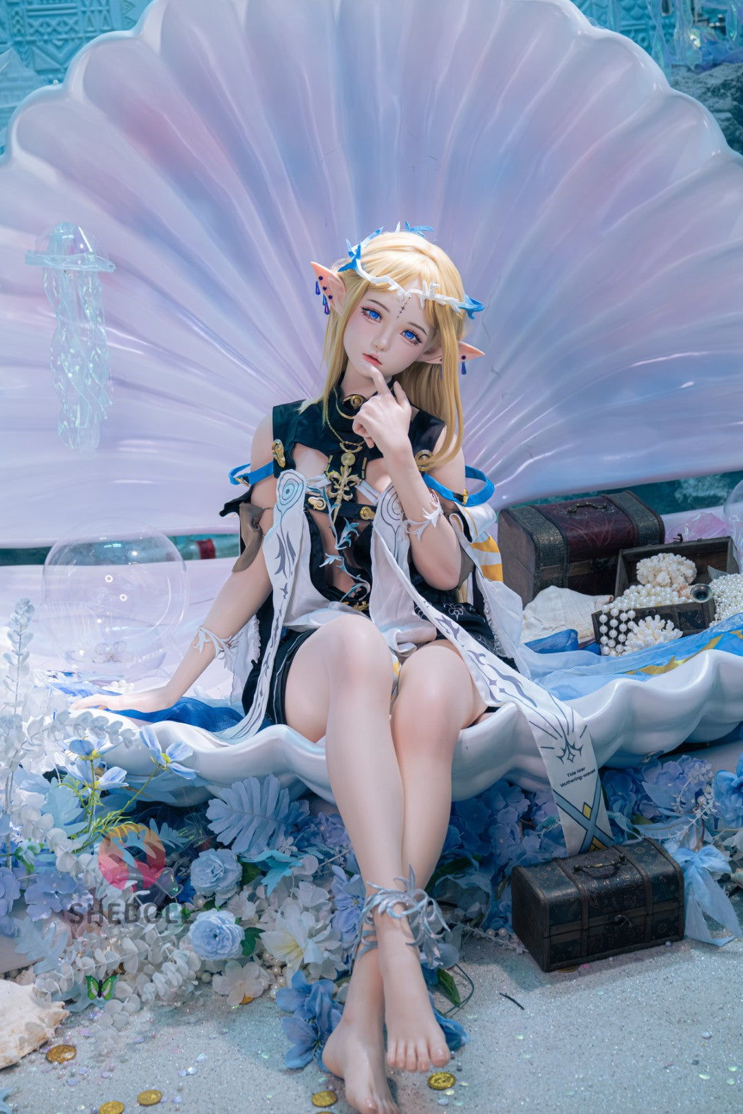 cartetiia muñeca sexual (SHEDOLL 152 cm Copa A #SH195 2.0 Silicona)