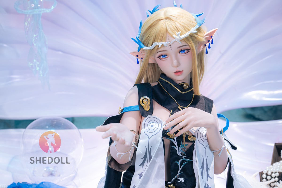 cartetiia muñeca sexual (SHEDOLL 152 cm Copa A #SH195 2.0 Silicona)