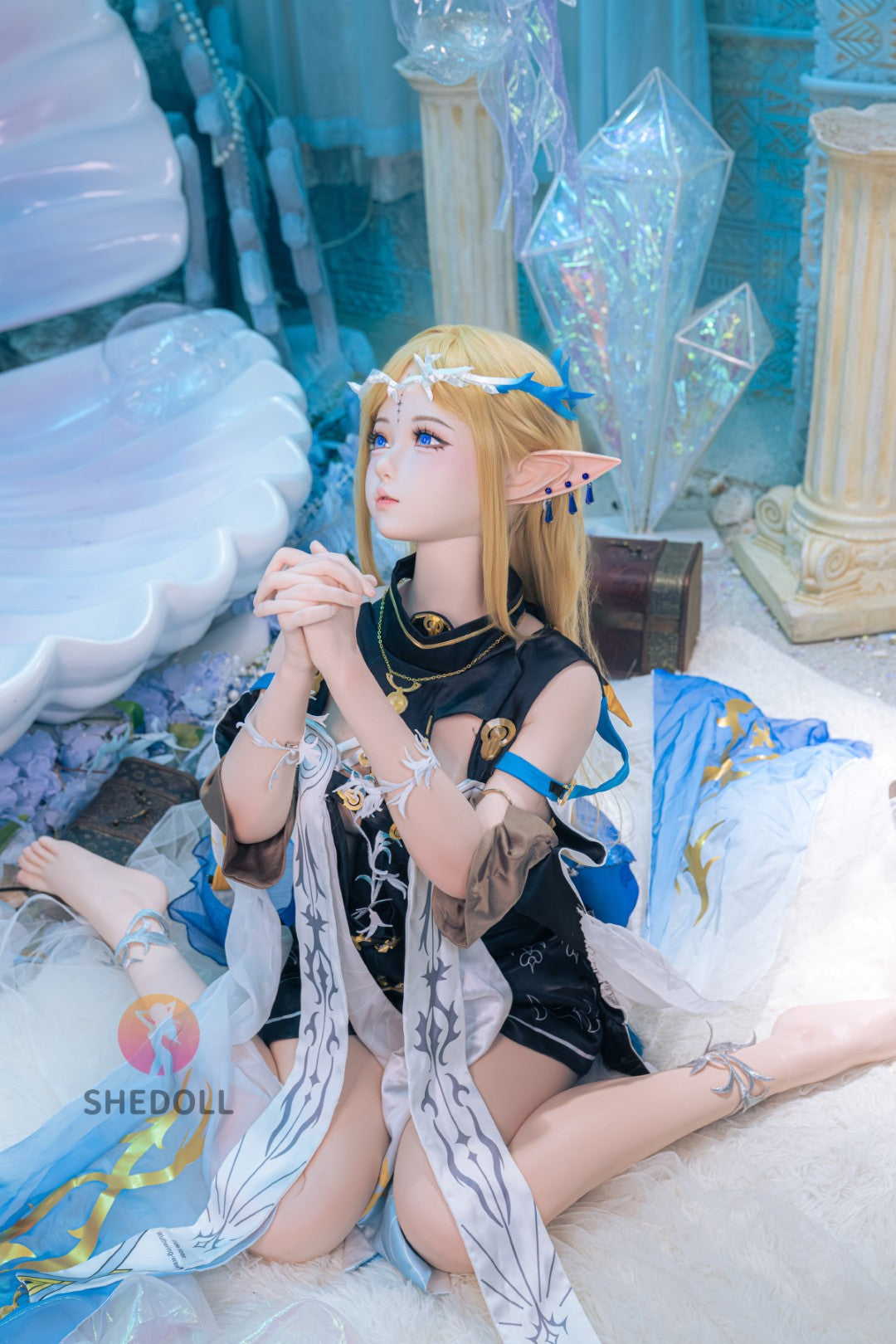 cartetiia muñeca sexual (SHEDOLL 152 cm Copa A #SH195 2.0 Silicona)