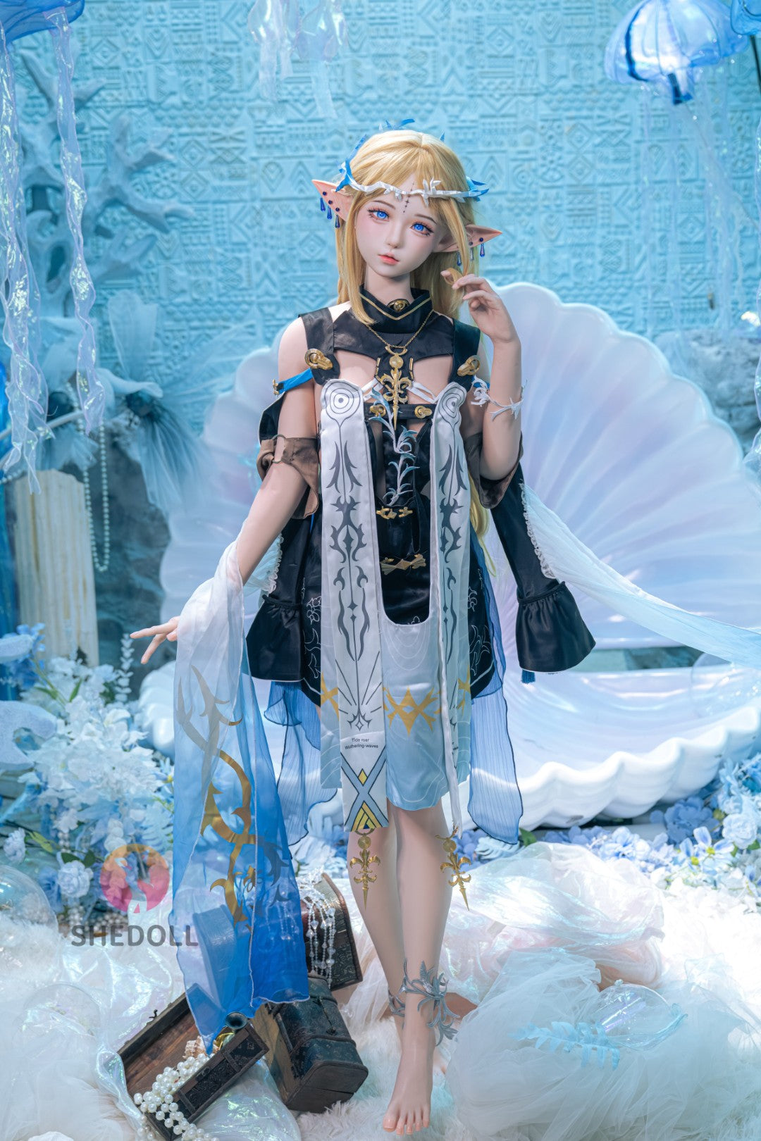 cartetiia muñeca sexual (SHEDOLL 152 cm Copa A #SH195 2.0 Silicona)