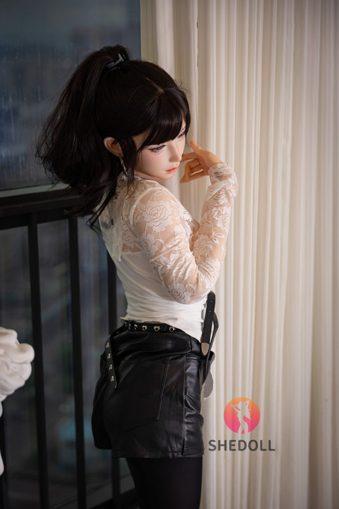 Lina muñeca sexual (SHEDOLL 152 cm Copa A #SH202 2.0 Silicona)