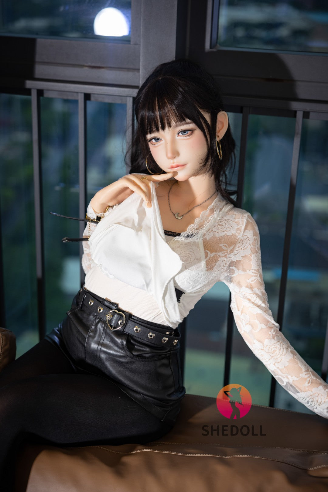 Lina muñeca sexual (SHEDOLL 152 cm Copa A #SH202 2.0 Silicona)