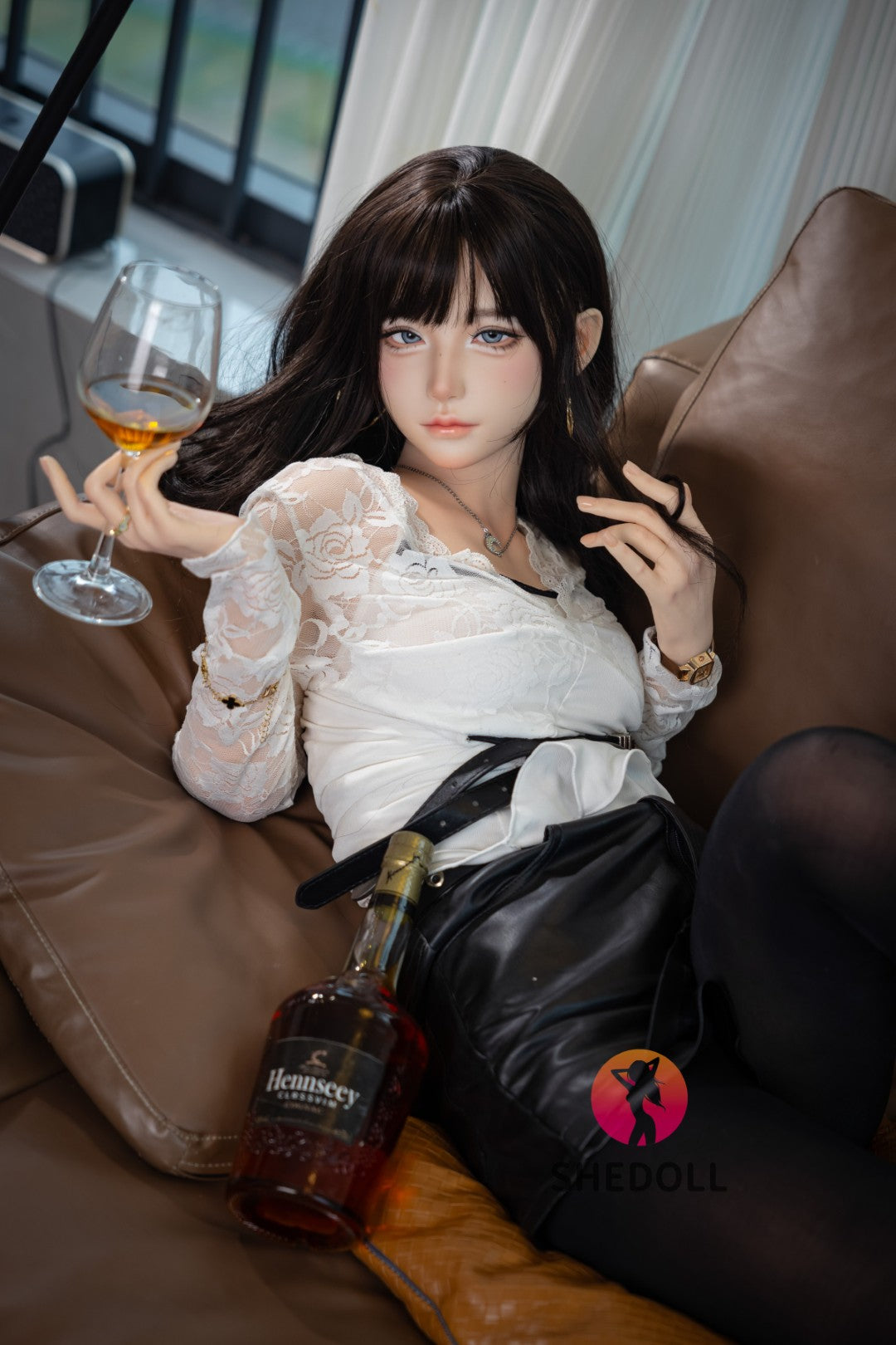 Lina muñeca sexual (SHEDOLL 152 cm Copa A #SH202 2.0 Silicona)