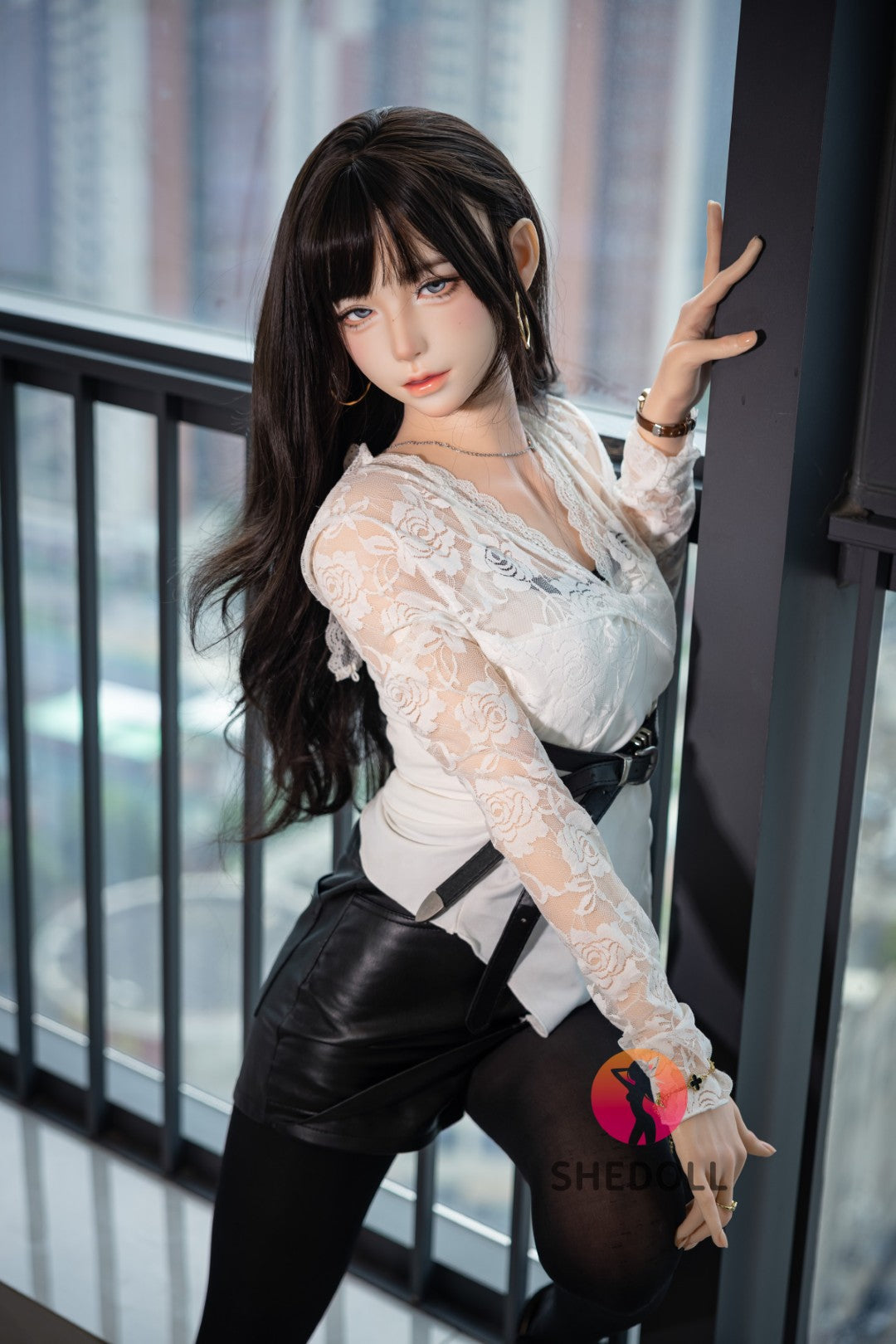 Lina muñeca sexual (SHEDOLL 152 cm Copa A #SH202 2.0 Silicona)