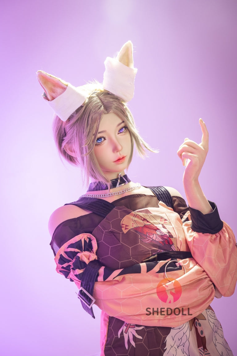 Gongsun Li muñeca sexual (SHEDOLL 167 cm D-Cup #SH213 2.0 Silicona)