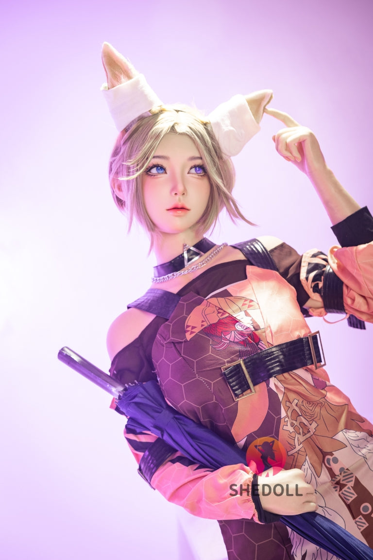 Gongsun Li muñeca sexual (SHEDOLL 167 cm D-Cup #SH213 2.0 Silicona)