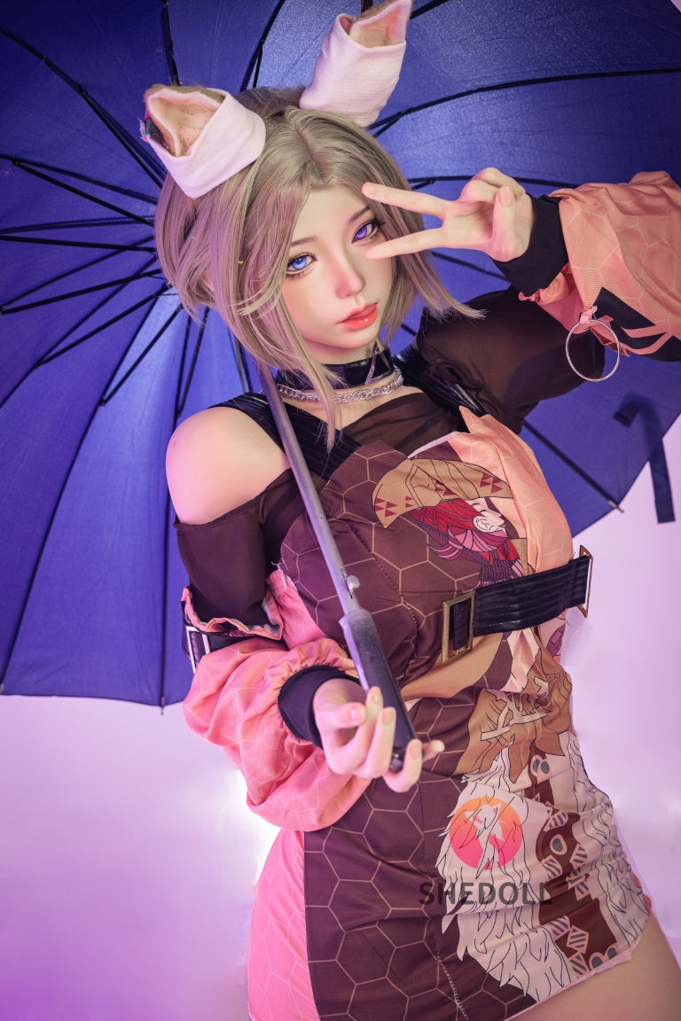 Gongsun Li muñeca sexual (SHEDOLL 167 cm D-Cup #SH213 2.0 Silicona)