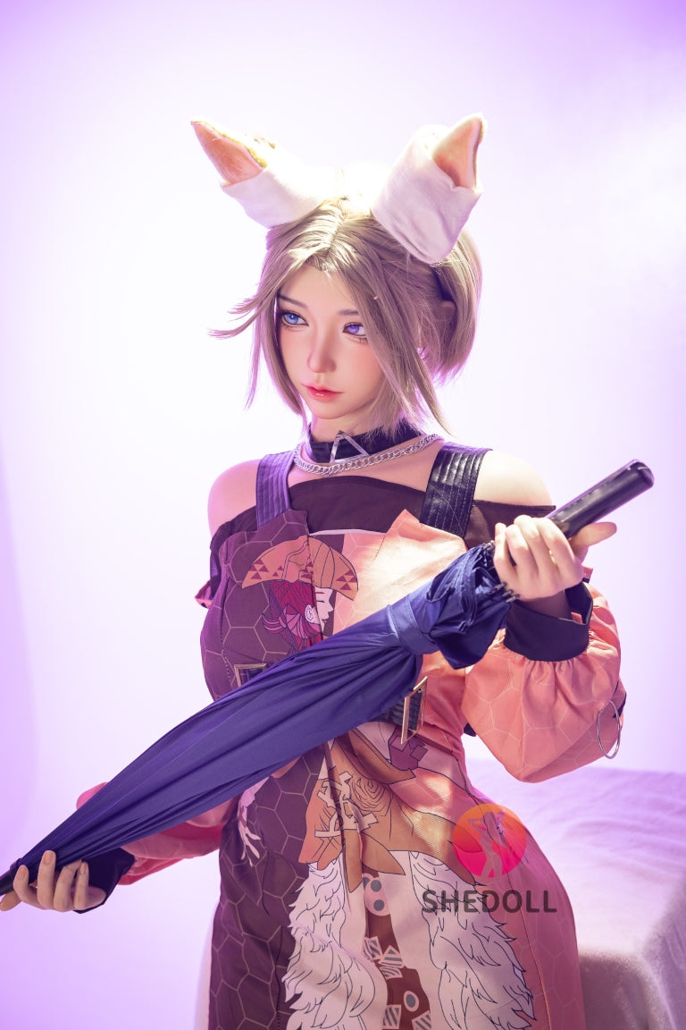 Gongsun Li muñeca sexual (SHEDOLL 167 cm D-Cup #SH213 2.0 Silicona)