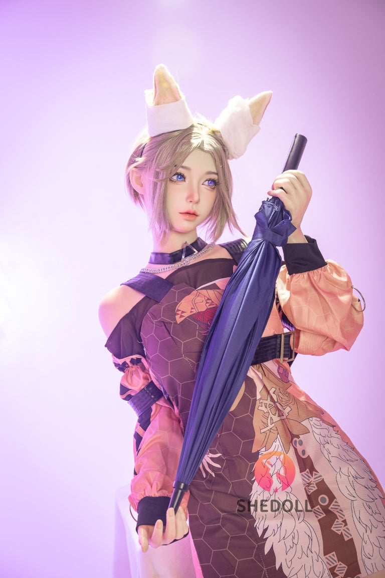 Gongsun Li muñeca sexual (SHEDOLL 167 cm D-Cup #SH213 2.0 Silicona)