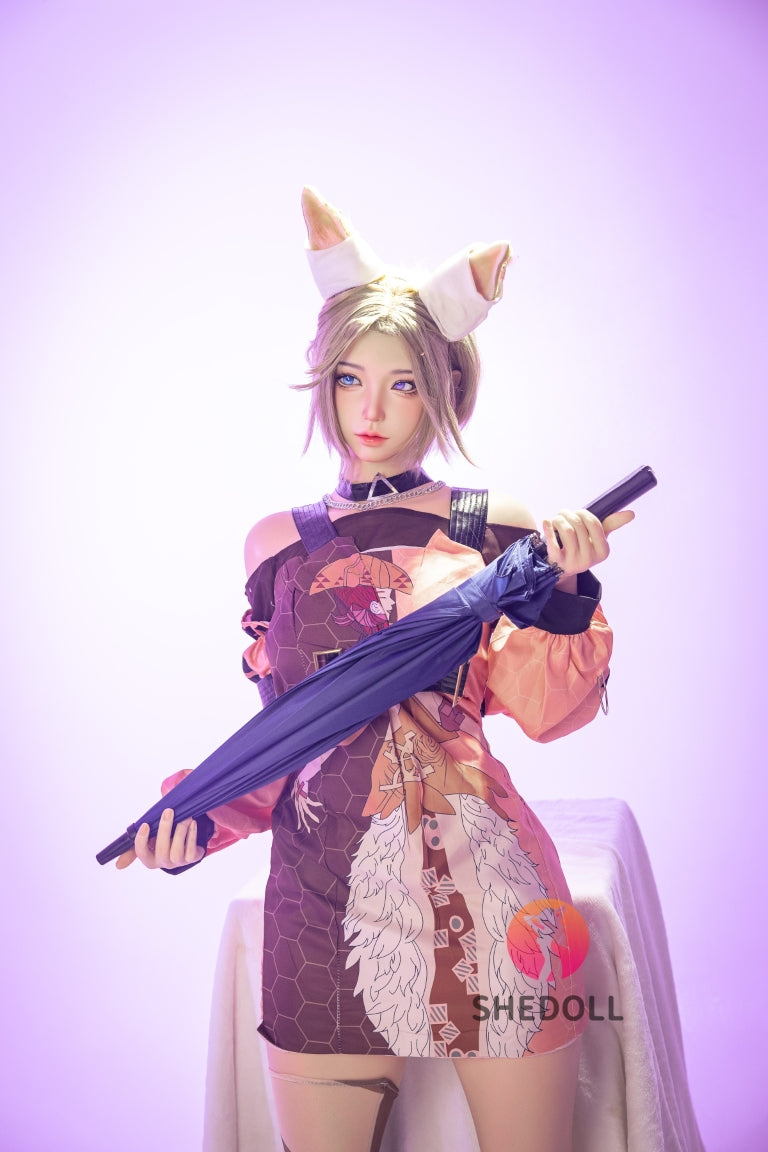 Gongsun Li muñeca sexual (SHEDOLL 167 cm D-Cup #SH213 2.0 Silicona)