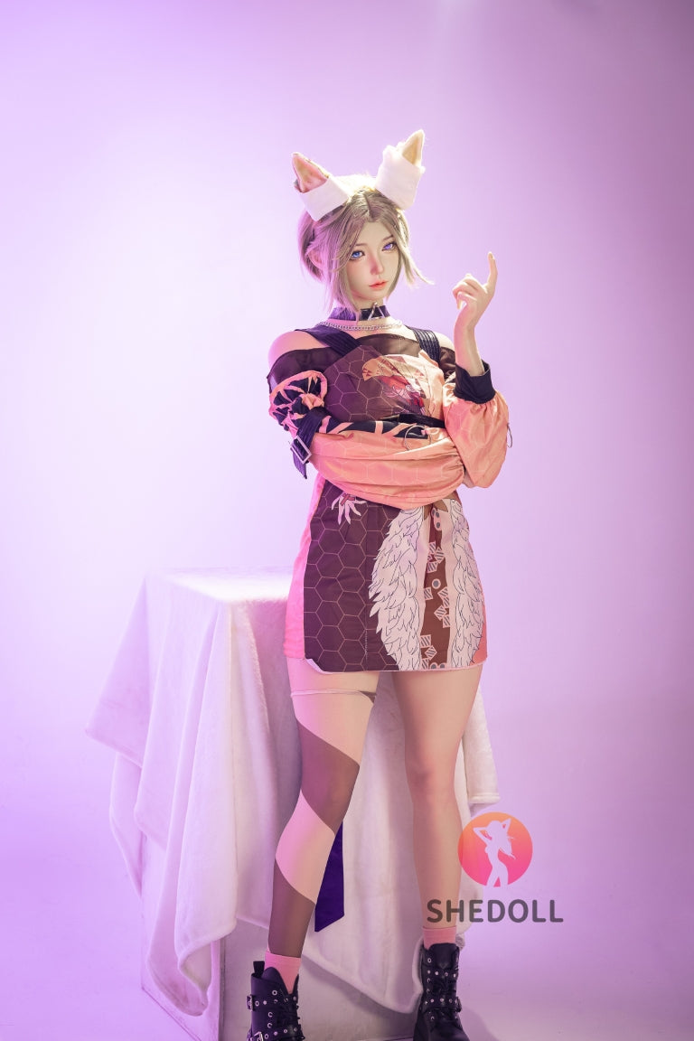 Gongsun Li muñeca sexual (SHEDOLL 167 cm D-Cup #SH213 2.0 Silicona)