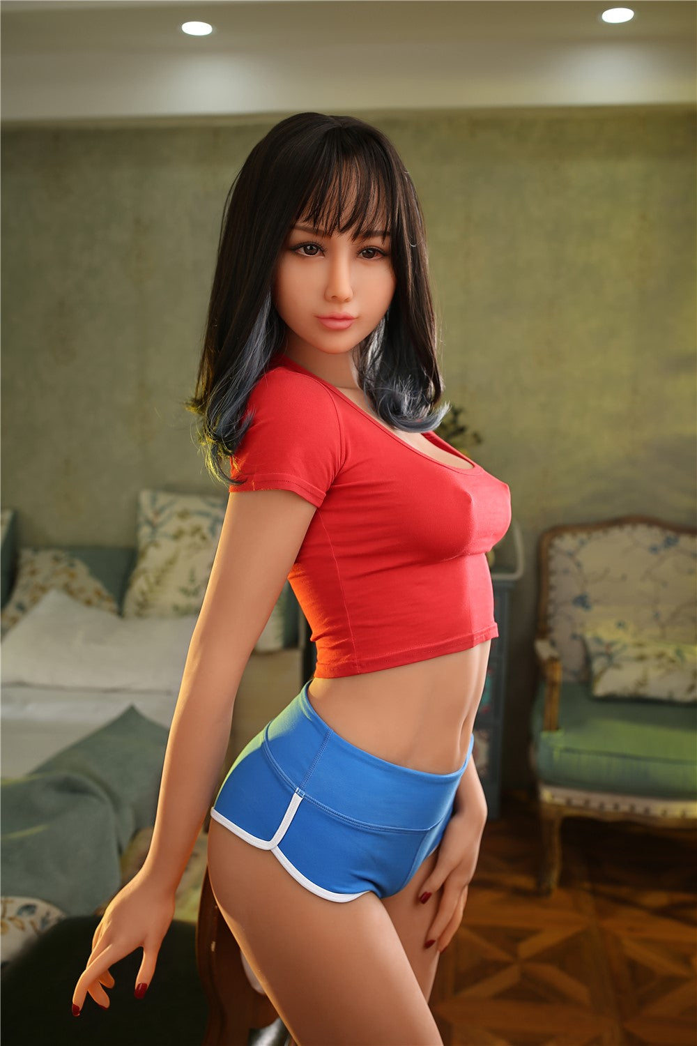 Saya muñeca sexual (Irontech Doll Copa B de 168 cm #74 TPE)