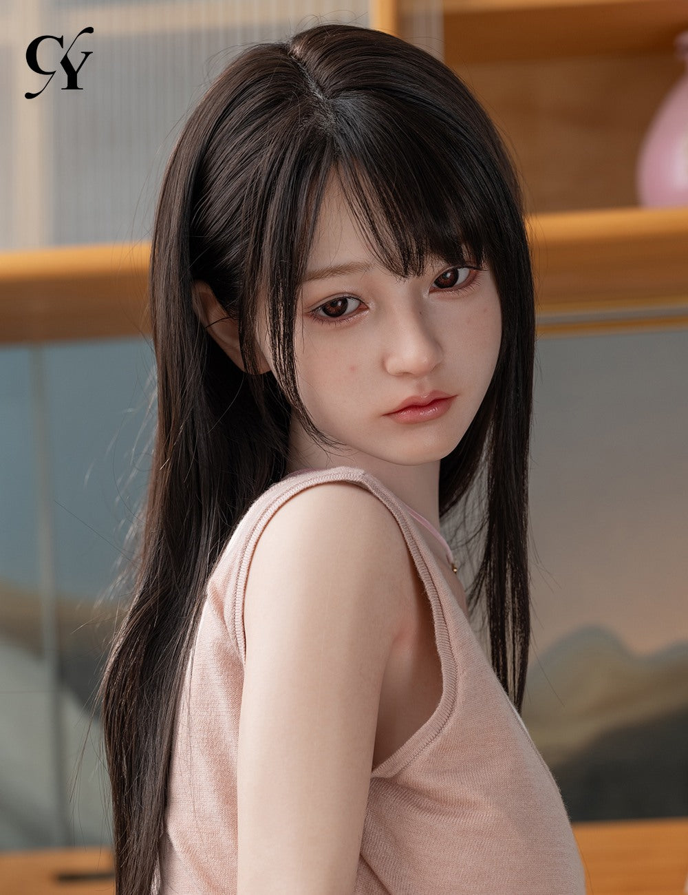 Shuyu muñeca sexual (TOP CYDOLL 157cm D-Kupa TPE+Silicona)