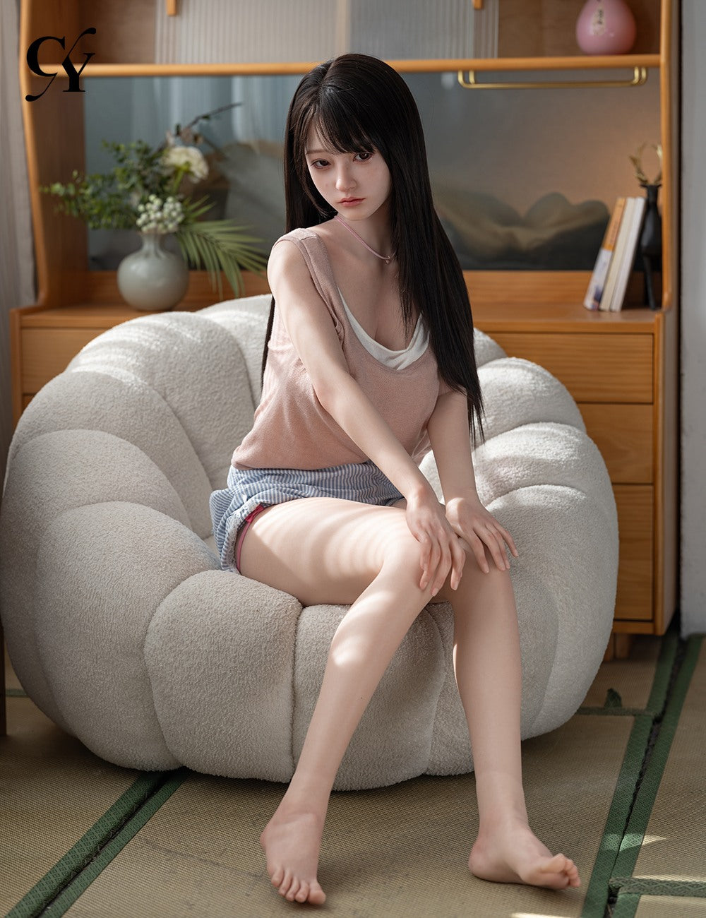 Shuyu muñeca sexual (TOP CYDOLL 157cm D-Kupa TPE+Silicona)