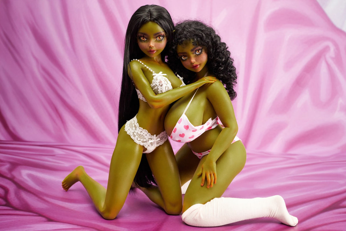 Miel muñeca sexual (Climax Doll Mini copa B 60cm Silicona)