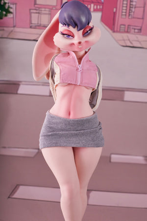 Lori Bunny muñeca sexual (Climax Doll Mini silicona de copa C de 70 cm)
