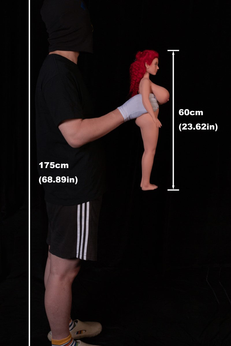 hedy muñeca sexual (Climax Doll Mini copa C de silicona de 60 cm)