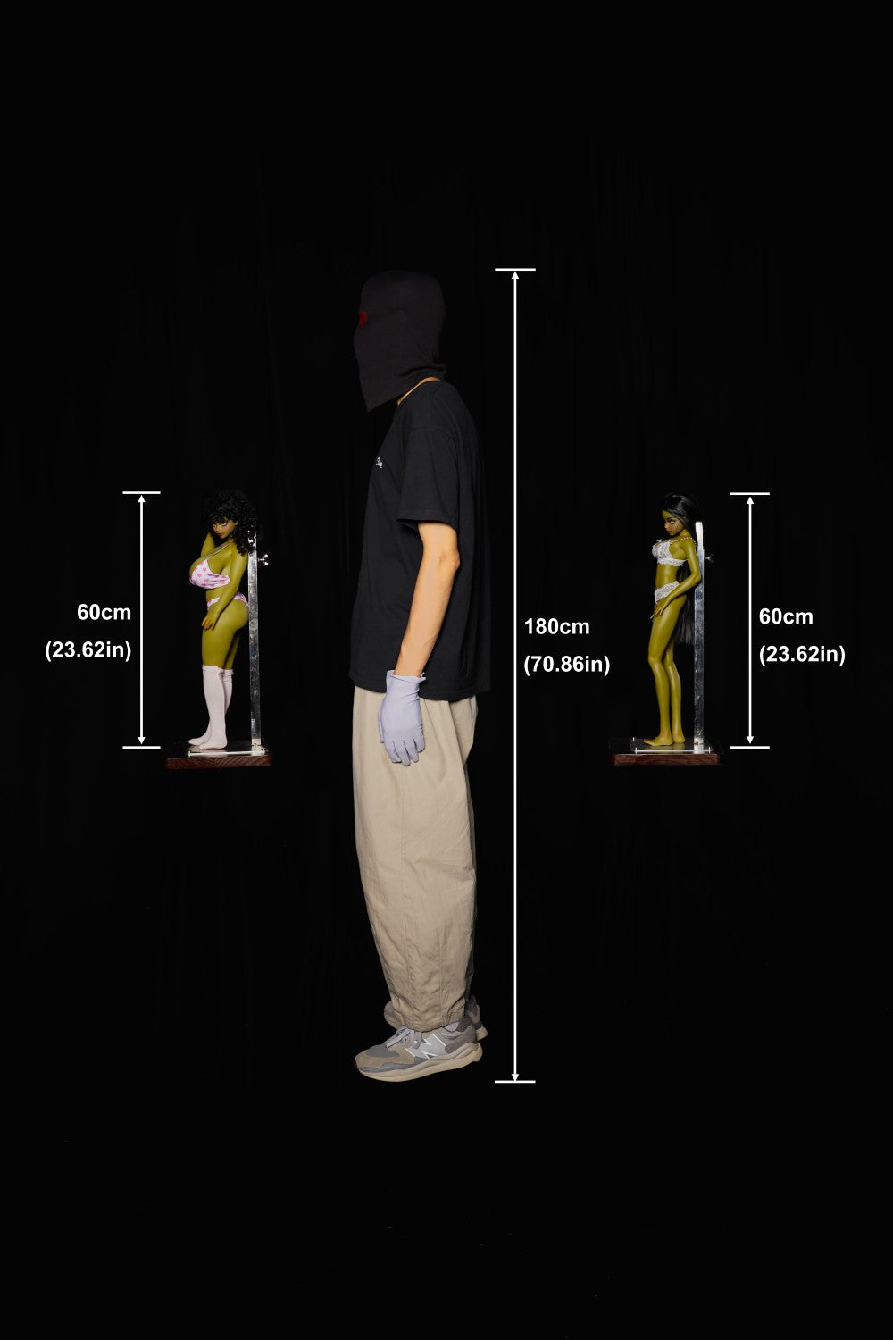 Miel muñeca sexual (Climax Doll Mini copa B 60cm Silicona)