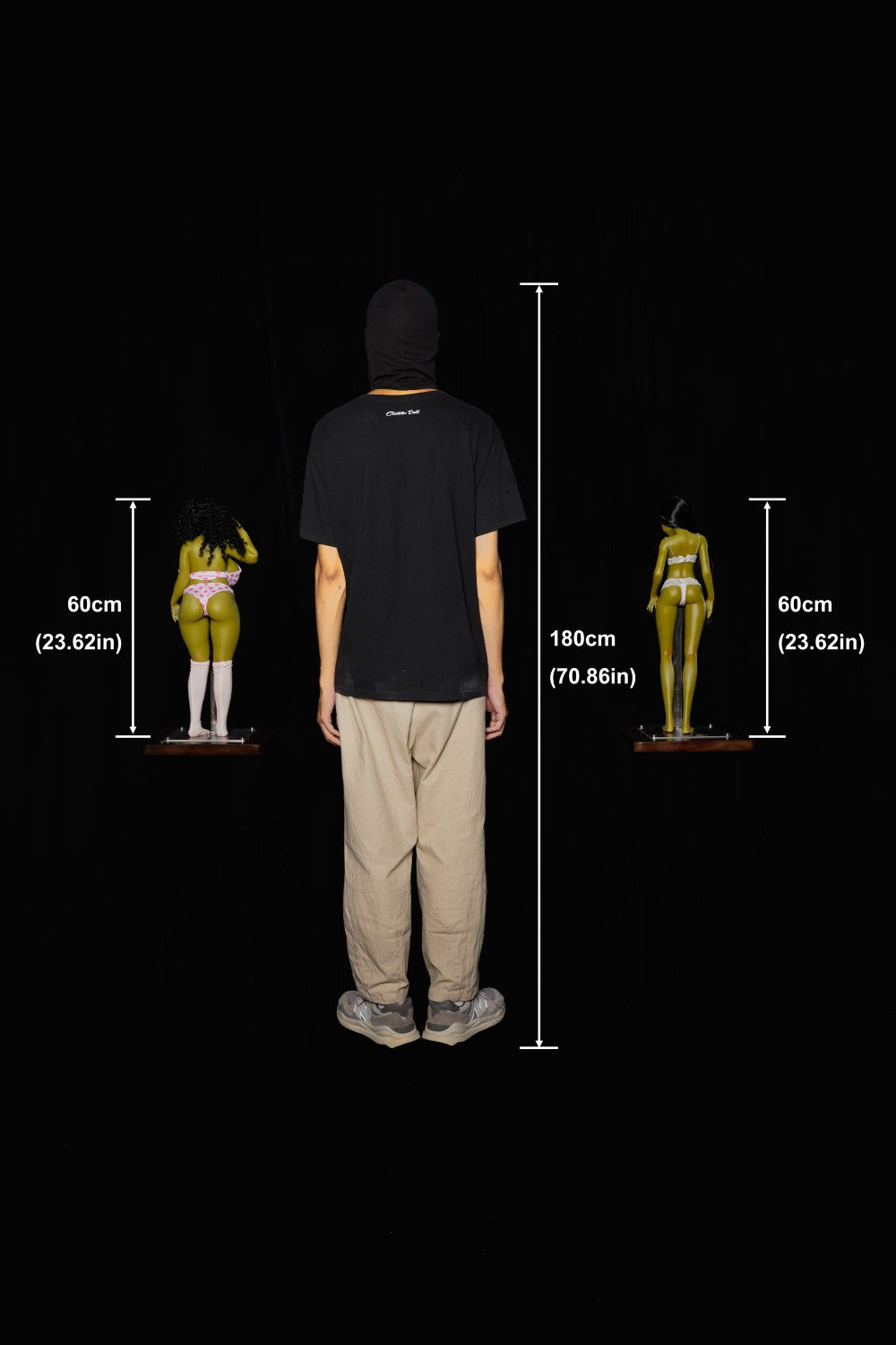 Miel muñeca sexual (Climax Doll Mini copa J 60cm Silicona)