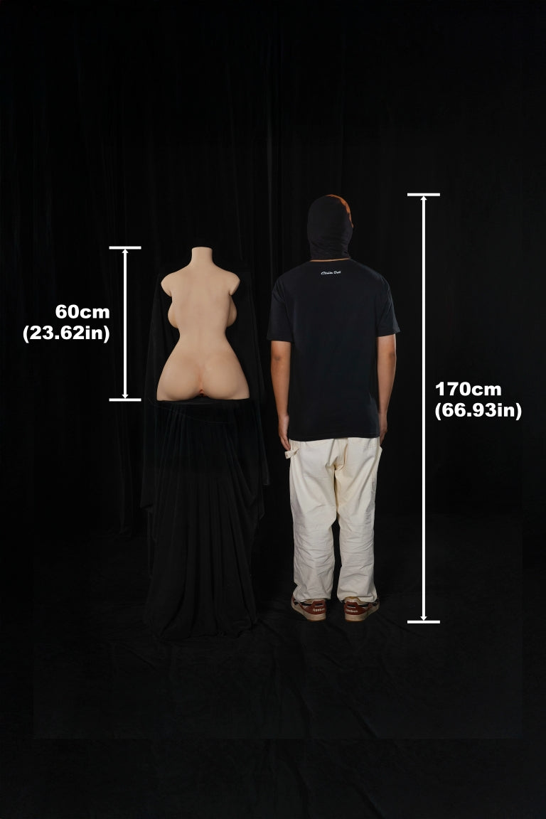 Torso 662# muñeca sexual (Climax Doll ULW 60 cm copa E silicona)